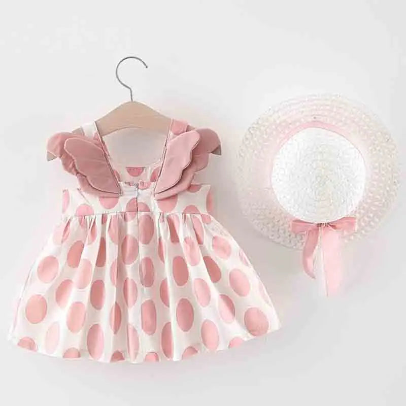 Baby Clothing Sets 2023 Girls Cute Summer Sleeveless Dress Girl 2Pieces Sets Short Pants+Dress Set Stripe Patten for Baby 6-24M