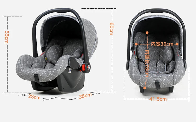 Fashion Baby Stroller 3 in 1 Baby Travel System Newborn Baby Cart Portable Pushchair Baby Cradel Infant Carrier Free Shipping