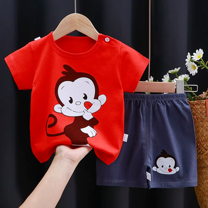 Baby Girl Clothes Boy Children's Clothing Sets Girls Suit Costume Boys Set Child Summer Babies Kids Mother