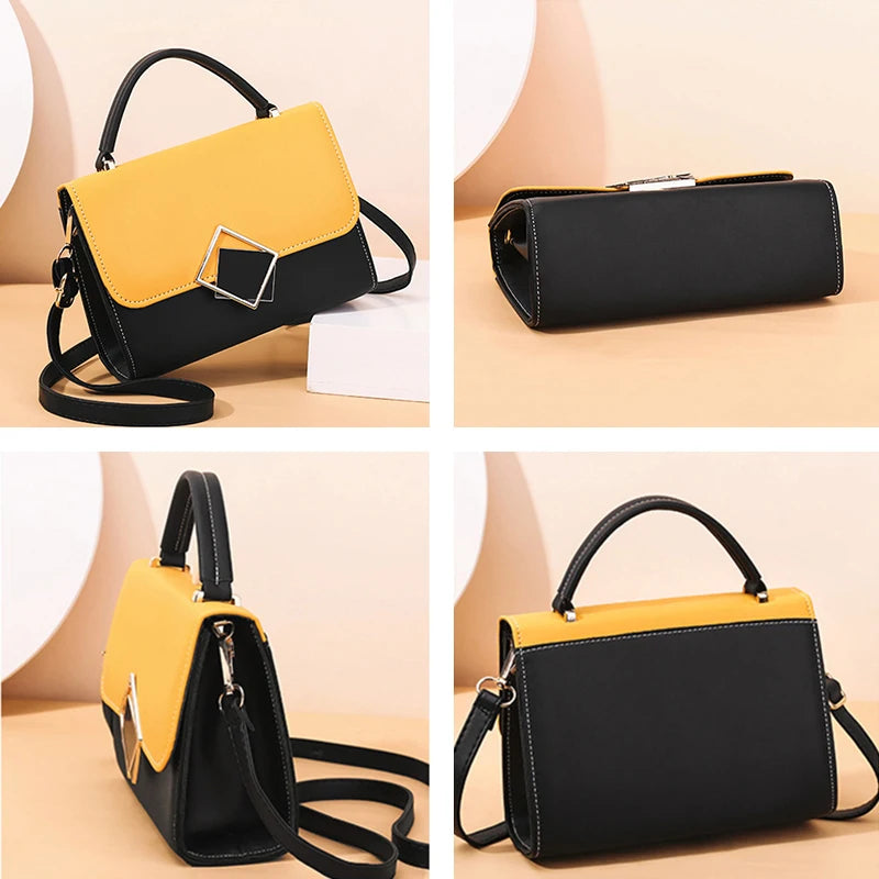 ARWEN & AJH GROUP   Women Small Handbag Luxury Messenger Bag High Quality PU Shoulder Bag Ladies Lock Design   Bags Female