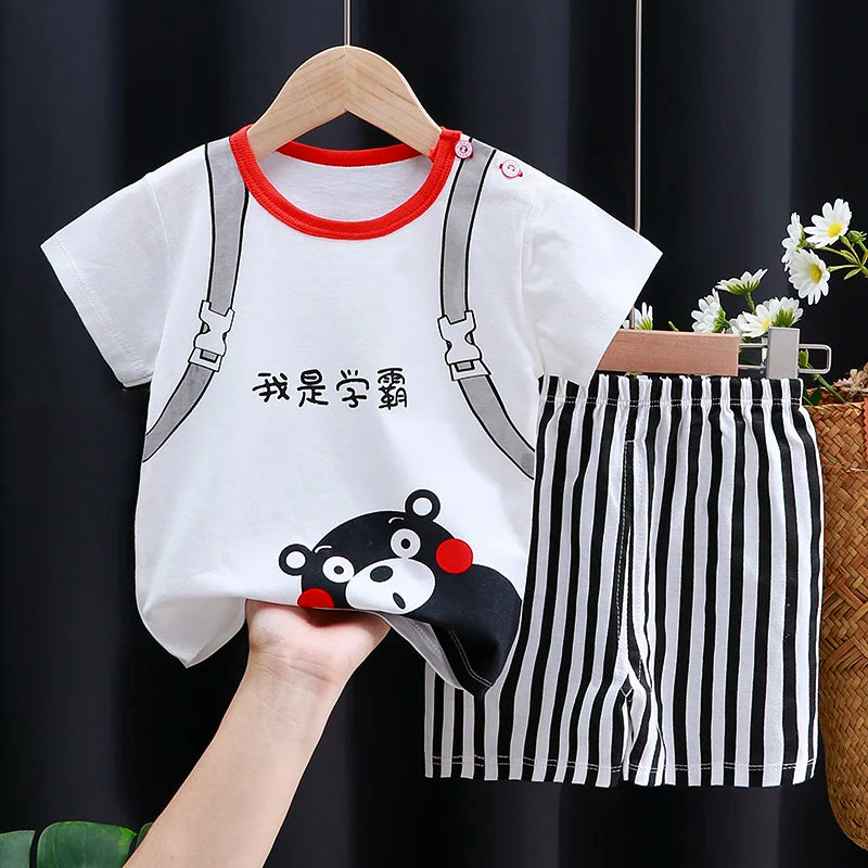 Baby Girl Clothes Boy Children's Clothing Sets Girls Suit Costume Boys Set Child Summer Babies Kids Mother