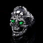 Cross-border Wish Hot Sale Jewelry Skull Ring Male Rock Gothic Punk Jewelry Ring Male Gift