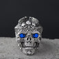 Cross-border Wish Hot Sale Jewelry Skull Ring Male Rock Gothic Punk Jewelry Ring Male Gift