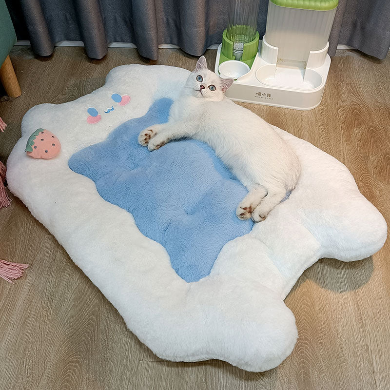 Cat Nest Four Seasons Cat Sleeping Mat Pet Dog Winter Warm Kennel Sofa Cat Bed Cat Mat For Sleeping