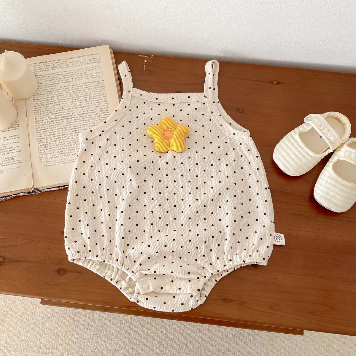 مجموعة اروين التجارية arwen&ajh group  Summer Korean Style Baby Sling Jumpsuit Male And Female Baby Cartoon Sleeveless Vest Romper Newborn Thin Romper