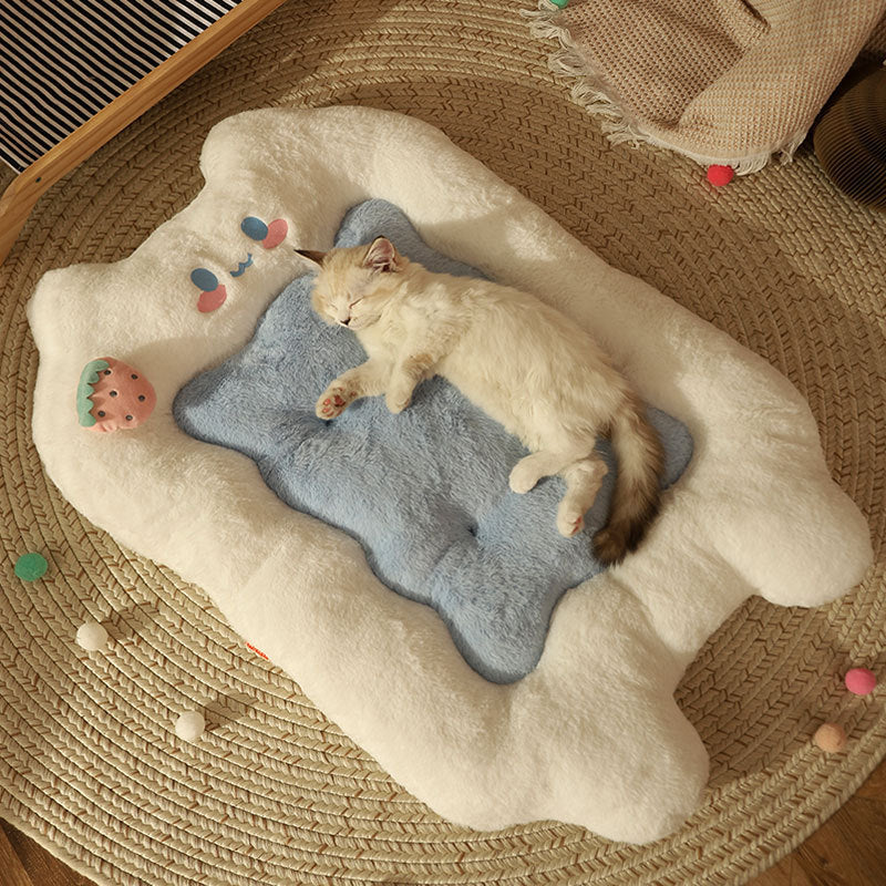 Cat Nest Four Seasons Cat Sleeping Mat Pet Dog Winter Warm Kennel Sofa Cat Bed Cat Mat For Sleeping