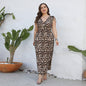 ARWEN&AJH GROUP مجموعة أروين 2024 Cross-border US Hot Selling 2024 New Elegant Western Style Plus Size Dress Sleeveless Chubby Girl Long Dress