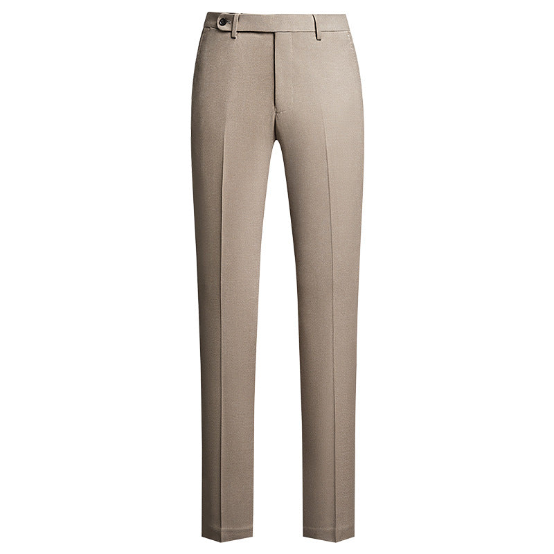 مجموعة اروين التجارية ARWEN&AJH GROUP  2024 European New Arrival Drooping Trousers Men&#039;s Business Formal Fitting Suit Pants Anti-wrinkle Non-iron Khaki Autumn Suit Pants