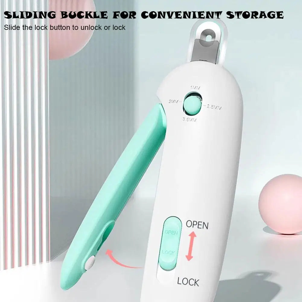 Pet Nail Clippers Dog Cat Nail Trimmer Labor-Saving Nail Convenient Nail Grinder Dog Grooming Care Supplies