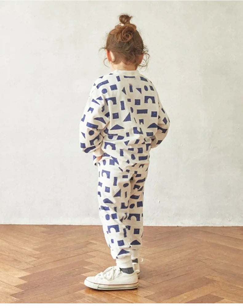 Children's Loungewear Set 2024 Autumn New Baby Long Sleeve Pajamas Air Conditioned Clothes Baby Girls Cotton Home Kids Clothes