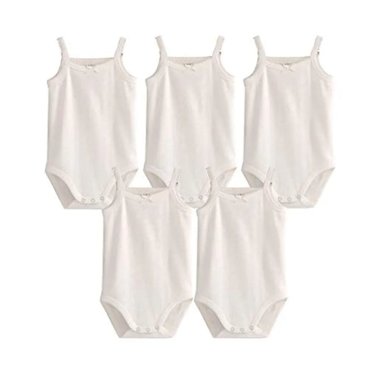 مجموعة اروين ARWEN&AJH GROUP 2024 Baby Cotton Sleeveless Rompers Clothes for 0-12-36M Newborn Girls Toddlers Kids One-pieces Bodysuits Summer Outfit for Kids 2023