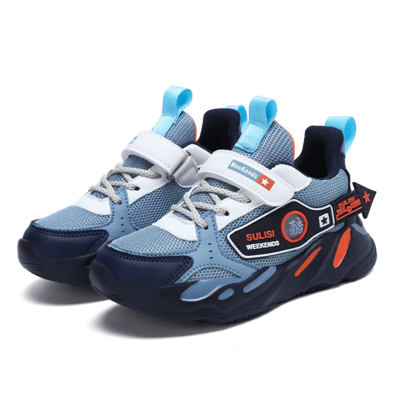 Fashion Boys' Shoes Breathable Mesh Children's Summer Casual Shoes Outdoor Non-slip Kids   Lightweight Sneakers Size 28-39