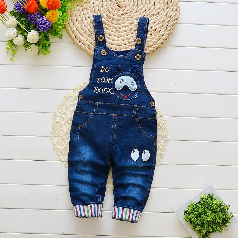 ARWEN & AJH GROUP  Jumpsuit Kids Overalls Boy GirlAutumn 2024 New Cute Cartoon Corduroy 0-3y Baby Long Pant Overalls for Children Trousers