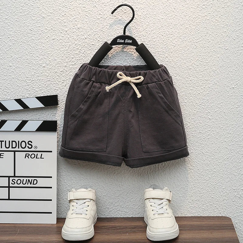 New Summer Baby Boys Clothes Sets Fashion Cotton Letter Printing T-shirts+Tooling Shorts 2pcs Kids Outfits for Infant Tracksuit