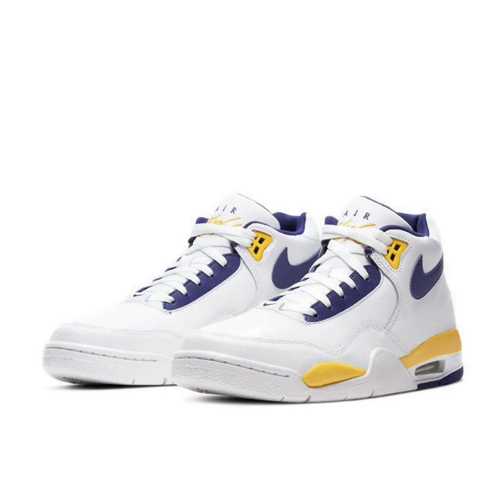 Nike Flight Legacy men's shoes mid jordan shoes 4 air cushion wear-resistant casual basketball trainers