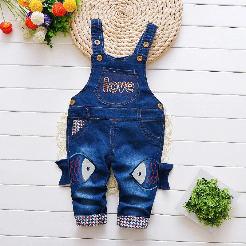 ARWEN & AJH GROUP  Jumpsuit Kids Overalls Boy GirlAutumn 2024 New Cute Cartoon Corduroy 0-3y Baby Long Pant Overalls for Children Trousers