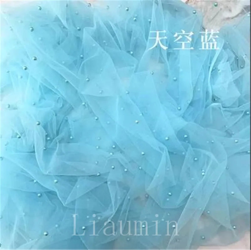 arwen & ajh group Kids Pearls Tulle Pageant Skirt Flower Girl Dress Chiffon Bow Sashes First Communion Clothing For Little Baby Princess Custom