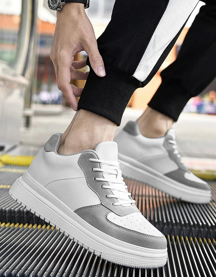 New Elevator Shoes Men Sneakers Summer Hidden Heels Heightening Shoes For Male Wedges Insole 6CM 8CM 10CM Casual Height Shoes