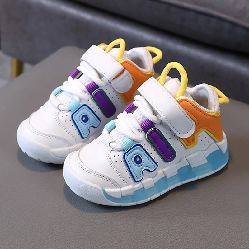 ARWEN & AJH GROUP Girls Boys Sports Shoes Baby Shoes Toddler Non-slip Sneakers Casual Soft Shoes for Children Girls Baby Kids Outdoor Shoes