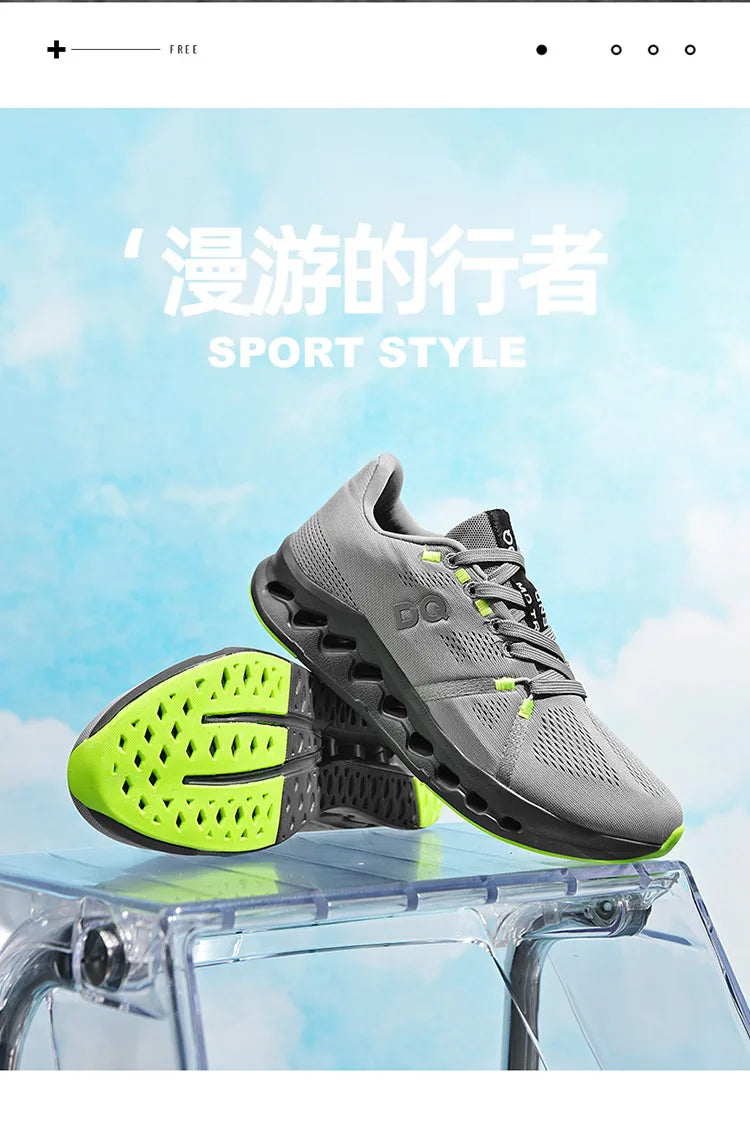 Men's leisure Sneaker Shoes For Man Mesh fashion black Sports Trainers Running Shoes Husband 2024 Summer Casual Sneakers comfort