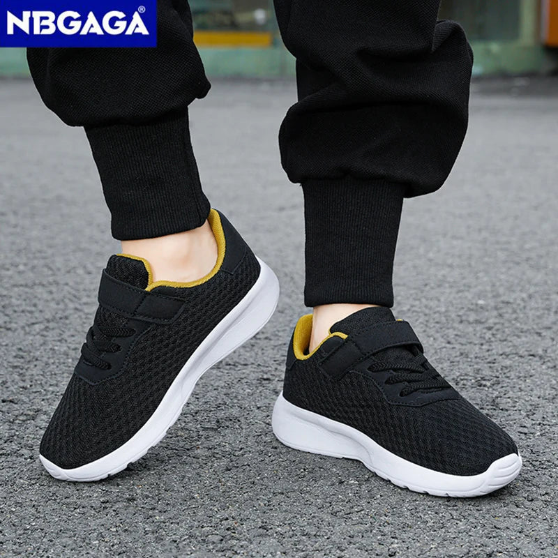 Sport Kids Breathable Sneakers Boys Sport Running Shoes Comfortable Children Girls Leisure Trainers School Mesh Walking Footwear