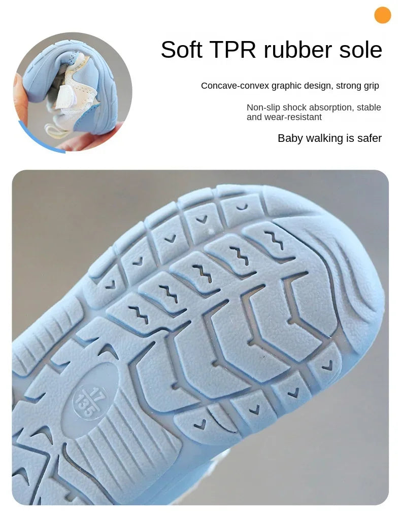 Baby Walking Shoes Boy Soft Soles Anti-skid Children's Casual Sneaker Shoes Mesh Breathable Baby Shoes Baby  Baby Girl Shoes