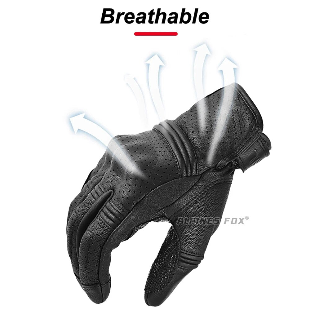 Biker Gloves Motorcycle Accessories Woman Motorbike Gloves Men Summer Moto  Leather Motorcycle Glove Motorcycles  Enduro