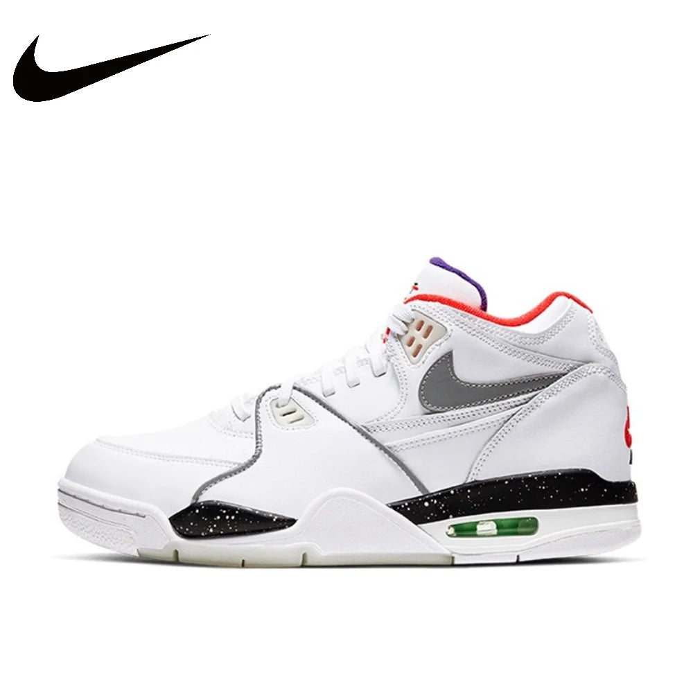 Nike Flight Legacy men's shoes mid jordan shoes 4 air cushion wear-resistant casual basketball trainers