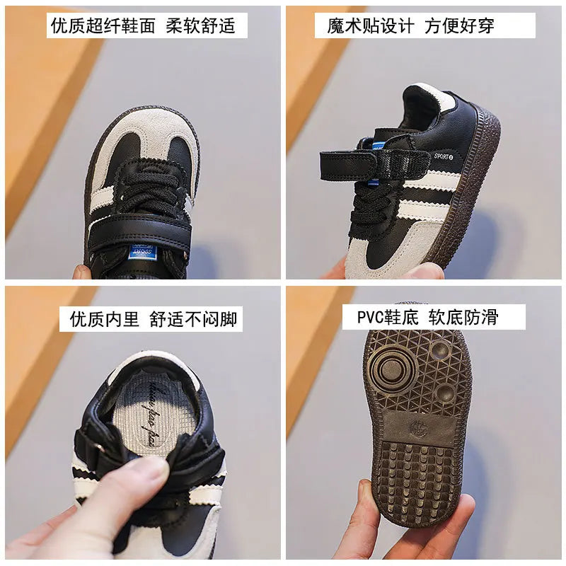 Boys And Girls Canvas Shoes Children's School Performance Shoes Babys Children Biscuit Bottom Breathable Kids Fashion Shoes