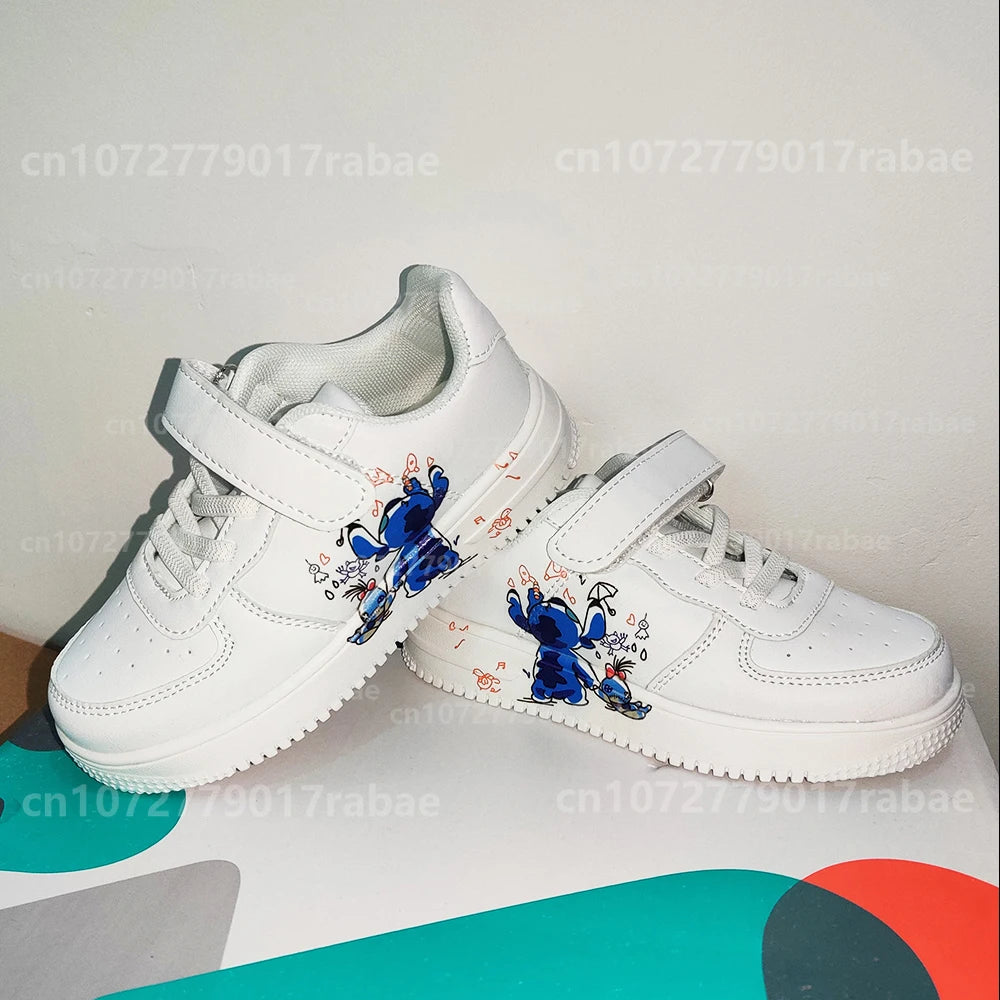 Stitch Shoes sneakers for children Student Casual basketball shoes Kid Sneakers girls boys Running Fashion Sports Shoes Gift