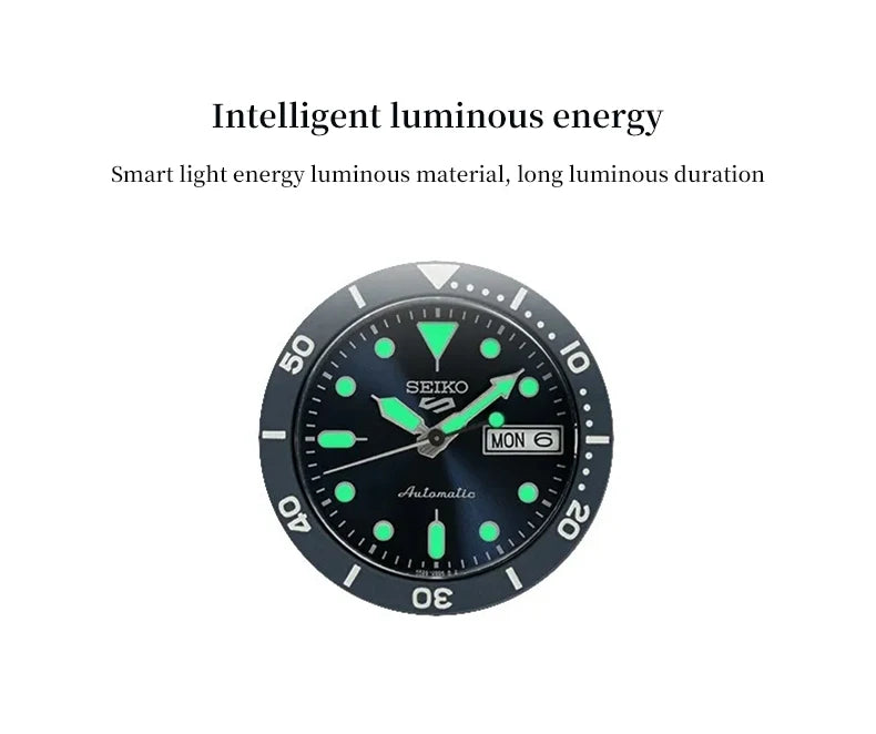 Original SEIKO 5 Watch For Men Automatic Mechanical Watches Waterproof Luminous Fashion Sport Watch Japanese Reloj Hombre