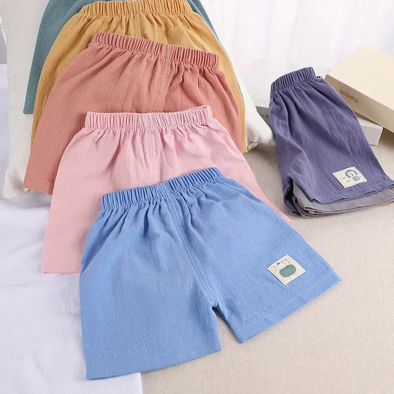 مجموعة اروين ARWEN&AJH GROUP 2024 Summer Children Shorts Cotton pants For Boys Girls Brand Shorts Toddler Panties Kids Beach Short Sports Pants Baby Clothing