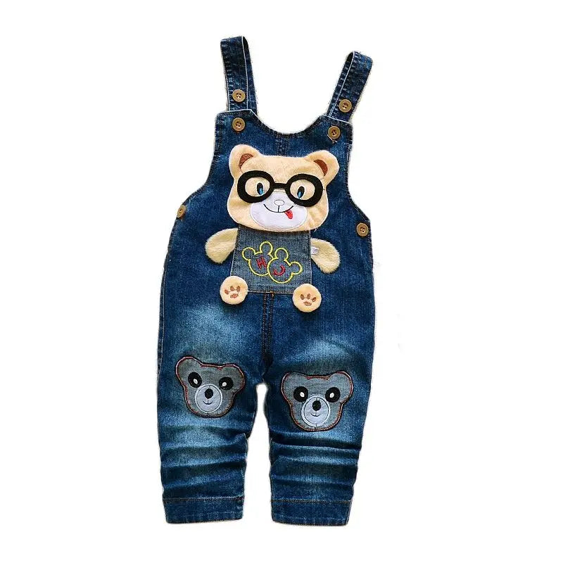 ARWEN & AJH GROUP  Jumpsuit Kids Overalls Boy GirlAutumn 2024 New Cute Cartoon Corduroy 0-3y Baby Long Pant Overalls for Children Trousers