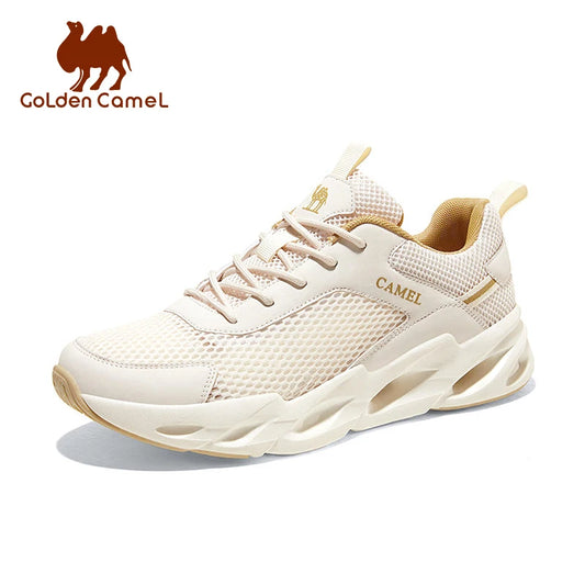 ARWEN&AJH GROUP مجموعة اروين التجاريه2024   GOLDEN CAMEL Sports Running Shoes Men Women Casual Mesh Male Sneakers Lightweight Non-slip Walking Shoes for Men 2024 Summer New