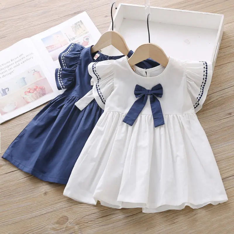 Baby Girls Dresses Summer 2022 Sleeveless Birthday Party Princess Dress Kids Sundress Dresses for 12M to 5Y Toddler Clothes