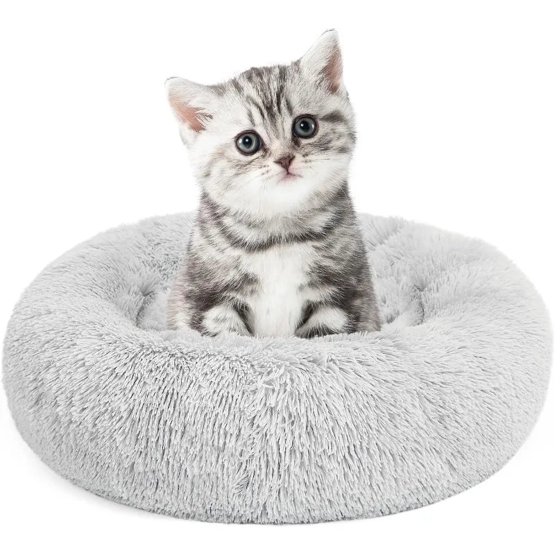 Orthopedic Dog Bed Comfortable Donut Cuddler Round Dog Bed Ultra Soft Washable Dog and Cat Cushion Bed (20''/23''/30'')