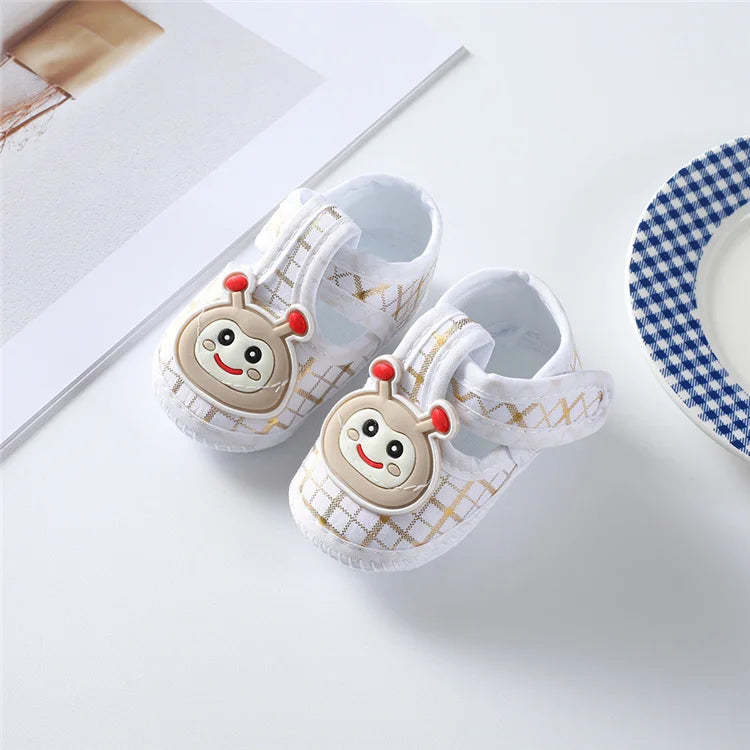 0-12Month Baby Girl Boy Shoes First Walkers Cotton Soft Newborn Baby Shoes Cute Infant Toddler Baby Shoes for Girls Boys Spring