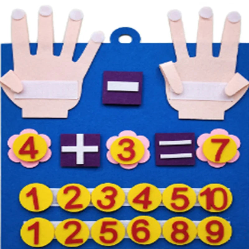 Mathematics Paste Board Math Toys Montessorian Toy Children Educational Pedagogical Learning Didactic Number Education Hobbies