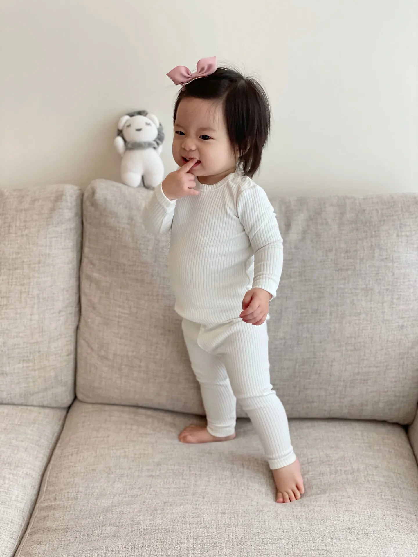 Newborn Baby Pajama Sets Knit Infant Baby Clothes Spring Autumn Toddler Baby Home Clothing Set Girls Boys Home Wear