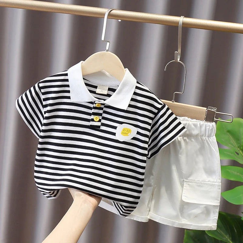 Baby Clothes Sets Summer Clothing Suits Boys Clothes Newborn 2pcs Tops + Pants Sets Boy Outfits 1 2 3 4 Years Kids Clothes Set