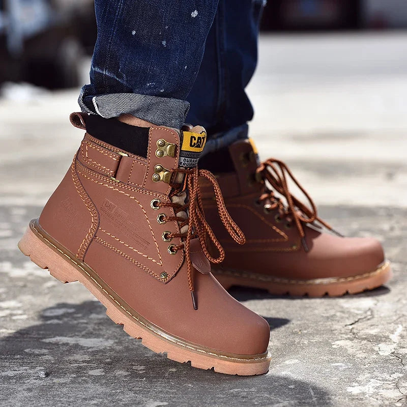 Women High Quality Classic Boots Casual Motorcycle Footwear Warm Wear-resistant Outdoor Work Safety Boots Men Comforts Shoes