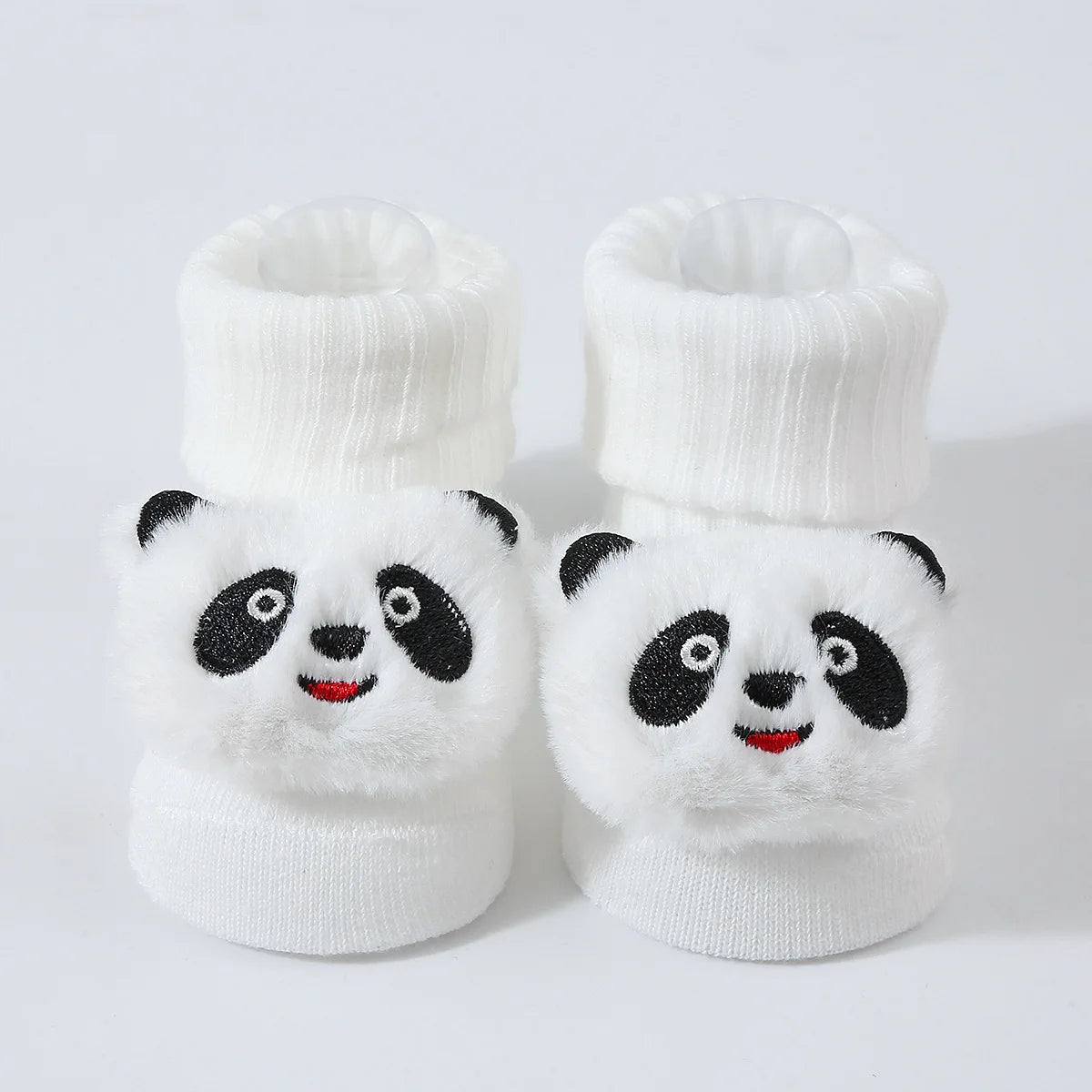 Cute Cartoon Doll Newborn Socks Spring New Baby Soft Solid Prewalker Knitted Sock For Girls Boys Infant Knitting Floor Socks