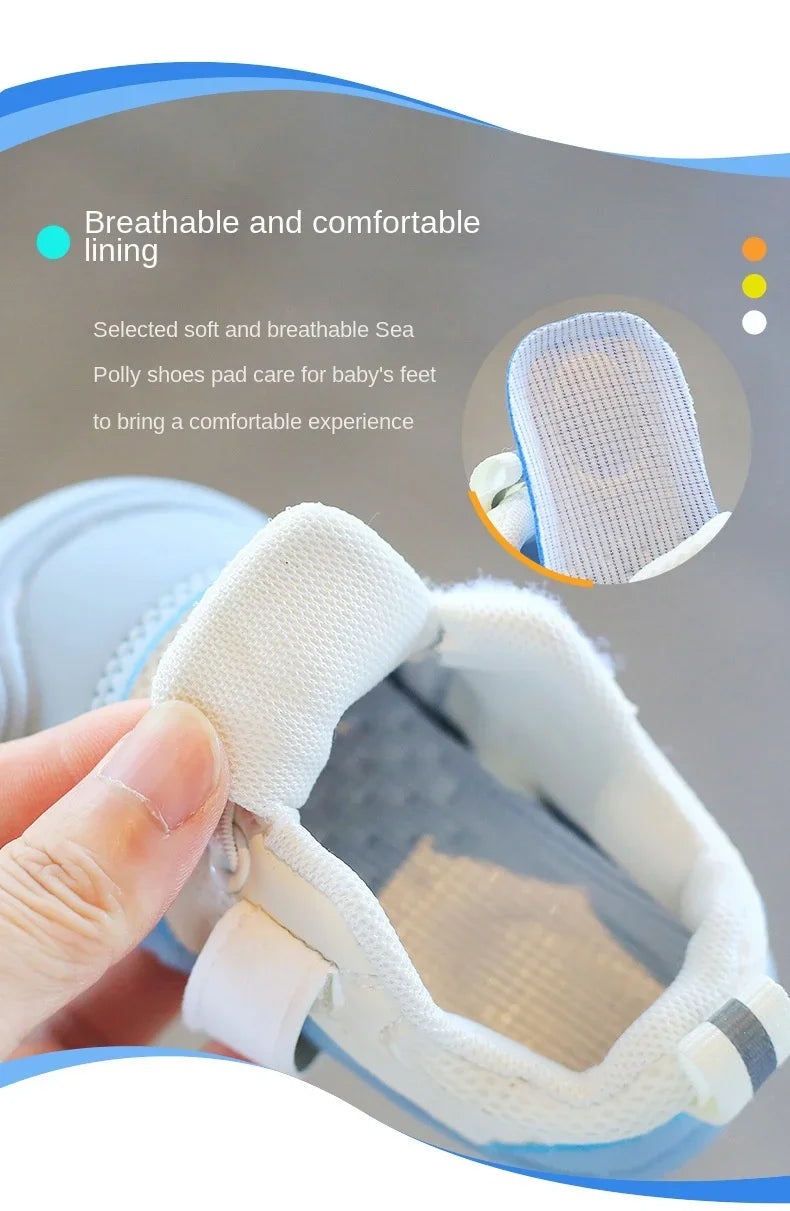 Baby Walking Shoes Boy Soft Soles Anti-skid Children's Casual Sneaker Shoes Mesh Breathable Baby Shoes Baby  Baby Girl Shoes