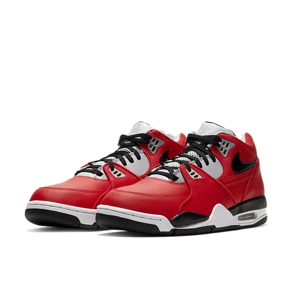 Nike Flight Legacy men's shoes mid jordan shoes 4 air cushion wear-resistant casual basketball trainers