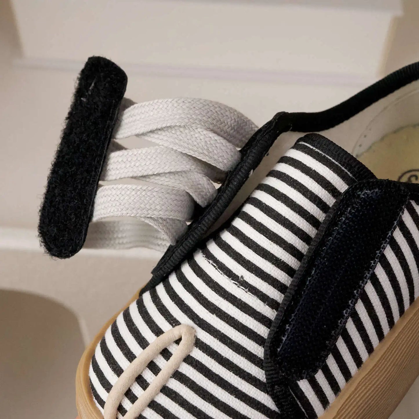 ARWEN AJH 2024 New Baby Canvas Shoes Children Fashion Spring School Sneakers Boys Stripes Print Shoes Girls Florals Princess Canvas Shoes