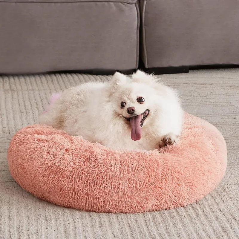 Orthopedic Dog Bed Comfortable Donut Cuddler Round Dog Bed Ultra Soft Washable Dog and Cat Cushion Bed (20''/23''/30'')