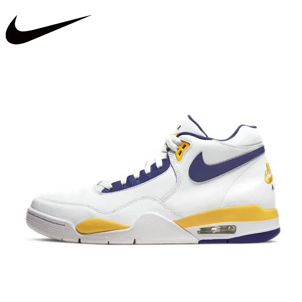 Nike Flight Legacy men's shoes mid jordan shoes 4 air cushion wear-resistant casual basketball trainers