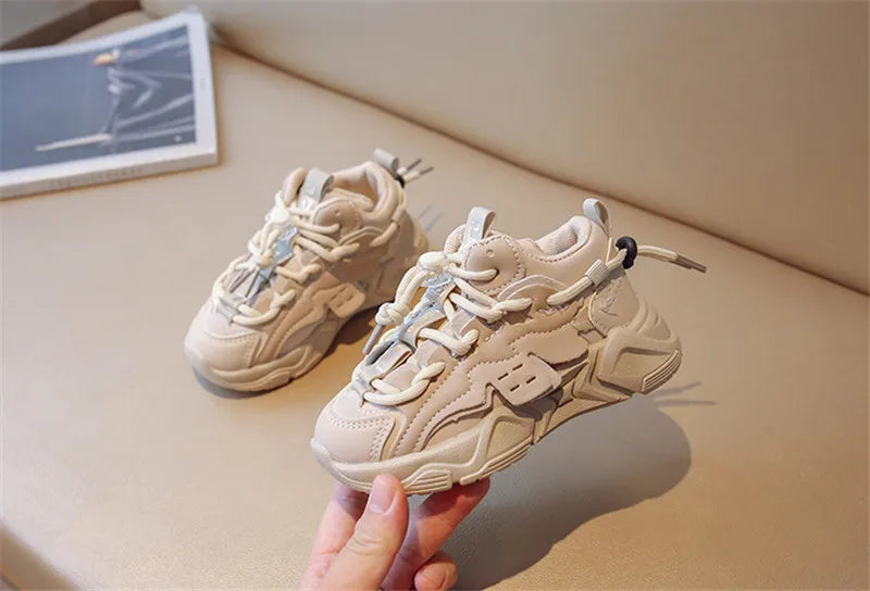 Size 23-36 Baby Toddler Shoes for Boys Girls Breathable Mesh Little Kids Casual Sneakers Non-slip Children Sport Shoes Tenis