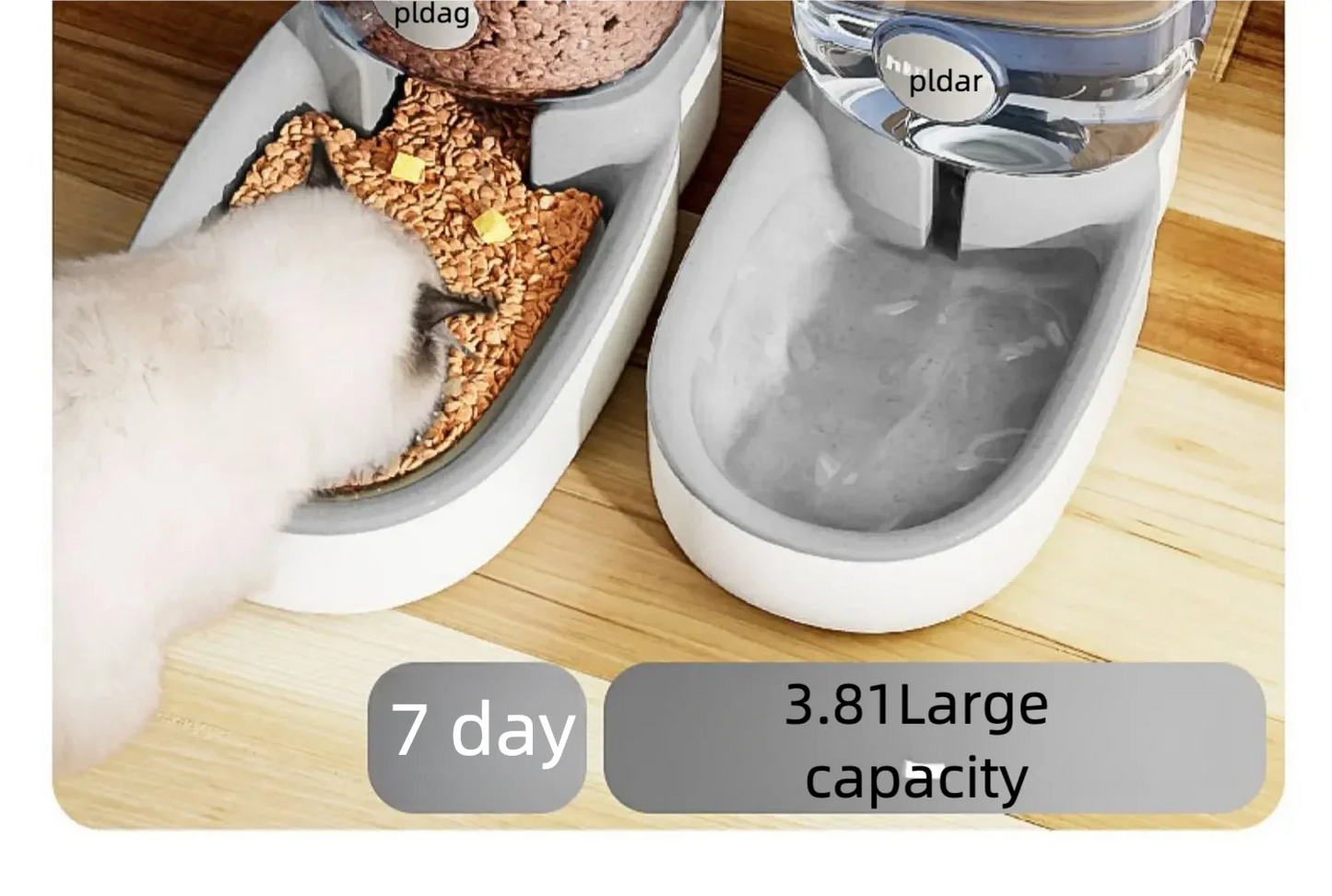 Automatic Cat Feeder High Capacity Pet Food Bowl Gravity Water Dispenser mascotas Pet Bowl for Dogs Cats 4L cat Accessories