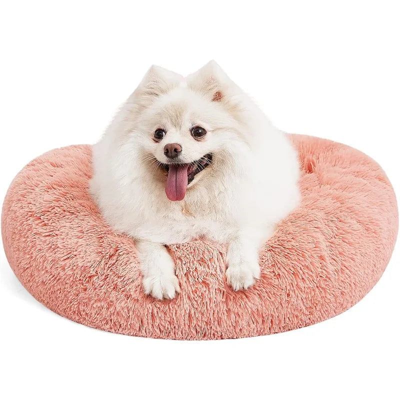 Orthopedic Dog Bed Comfortable Donut Cuddler Round Dog Bed Ultra Soft Washable Dog and Cat Cushion Bed (20''/23''/30'')